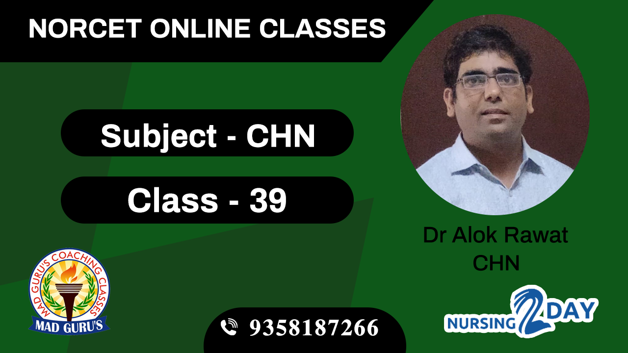 NORCET CHN CLASS - 39