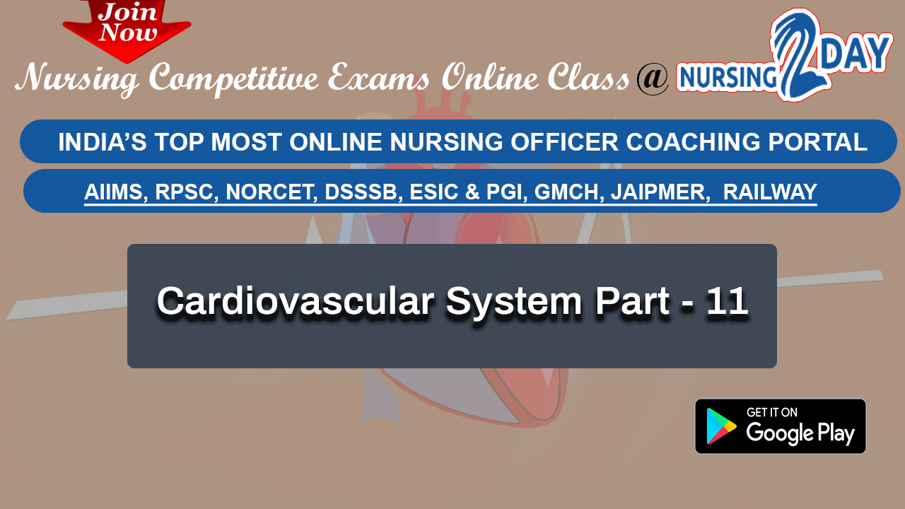 Cardiovascular System Part - 11