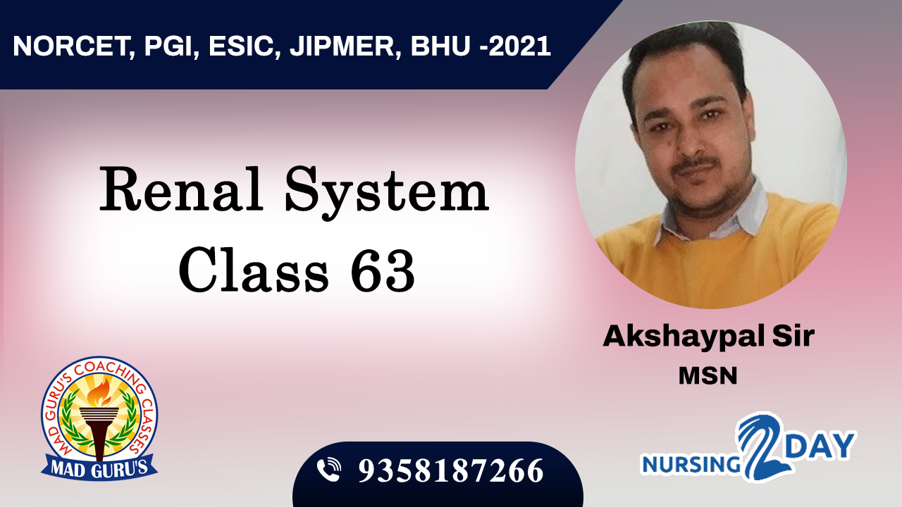 Renal System Class 63