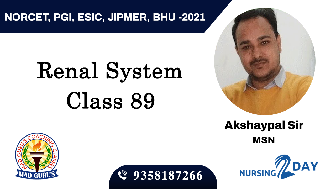 Renal System Class 89